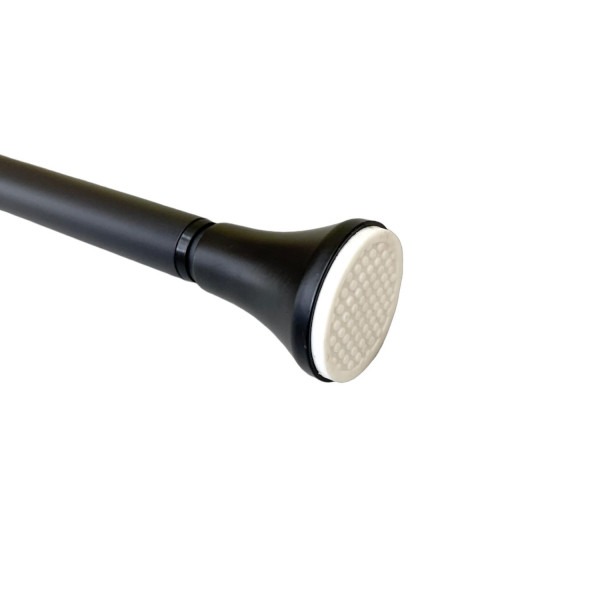 Карниз телескопический для ванной Savol SK-1426H, черный. Фото 1