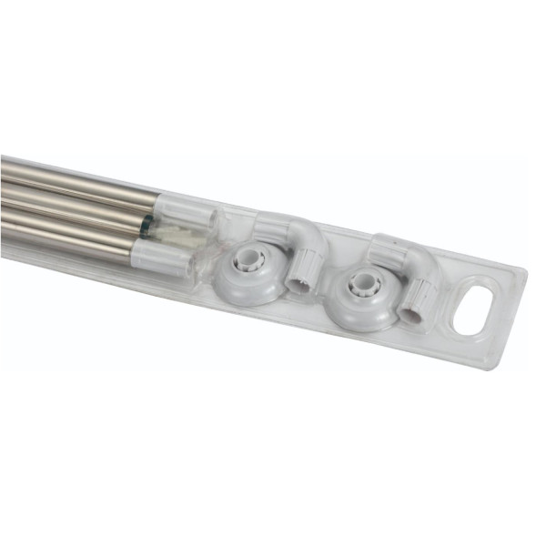 Карниз угловой для ванной  Savol S-09090S, хром. Фото 1