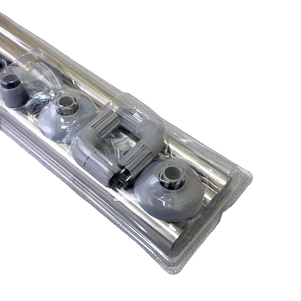 Карниз угловой для ванной Savol SK-8019W, хром. Фото 1