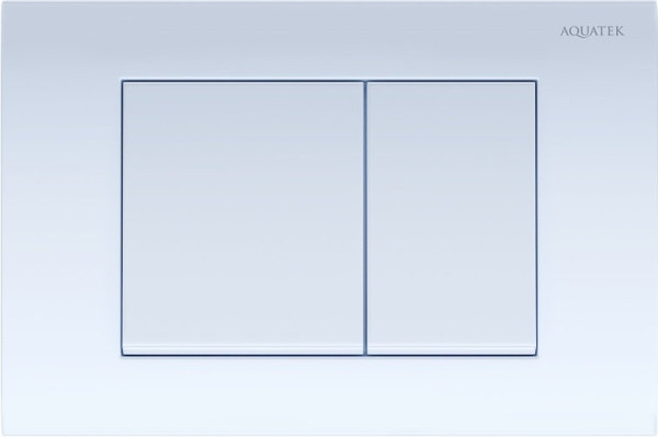 KDI-0000009 (001A) Панель смыва Белая (клавиши квадрат). Фото 1