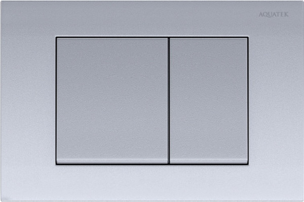 KDI-0000011 (001C) Панель смыва Хром матовая (клавиши квадрат). Фото 1