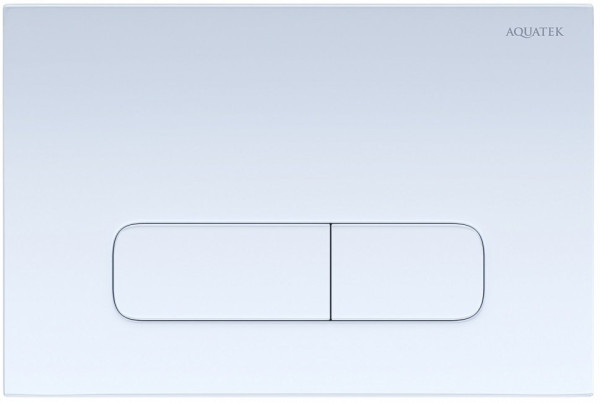 KDI-0000013 (002A) Панель смыва Белая (клавиши прямоугольные). Фото 1