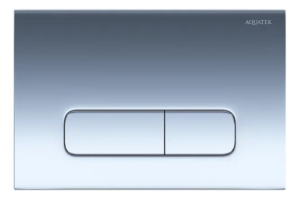 KDI-0000016 (002B) Панель смыва Хром глянец (клавиши прямоугольные). Фото 1