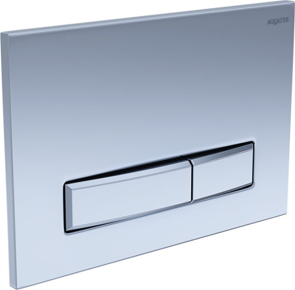 KDI-0000024 (009C) Панель смыва Slim Хром матовый (клавиша прямоугольная). Фото 2