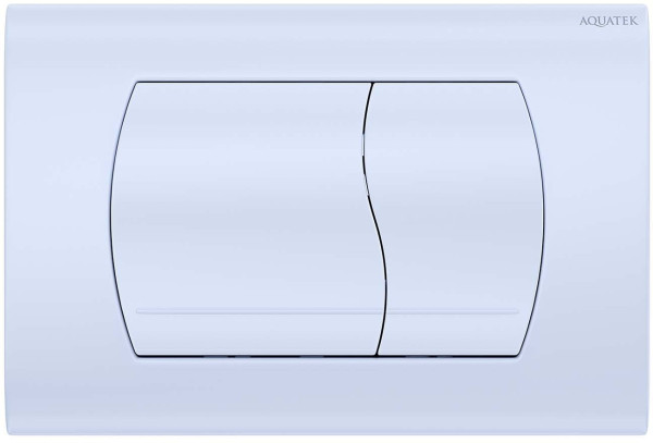 KDI-0000046 (021A) Панель смыва Белая (клавиши прямоугольные). Фото 1