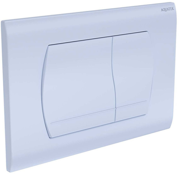 KDI-0000046 (021A) Панель смыва Белая (клавиши прямоугольные). Фото 2