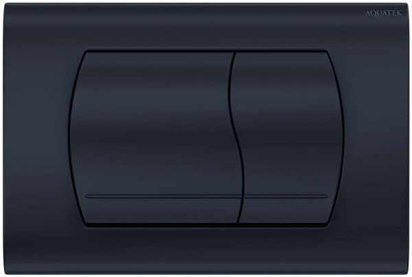 KDI-0000049 (021D) Панель смыва Черная (клавиши прямоугольные). Фото 1