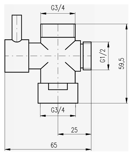 Керамический переключатель Rav Slezak MD0629. Фото 2