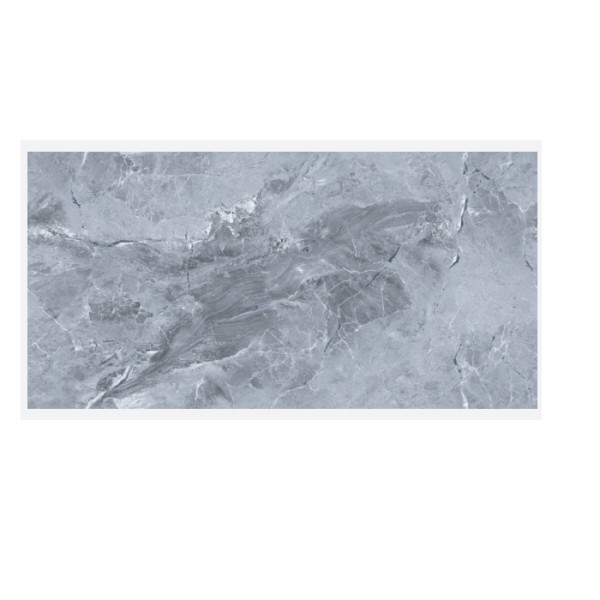 Керамогранит Maimoon Ceramica Glossy Strom Grey 120х60 см. Фото 1