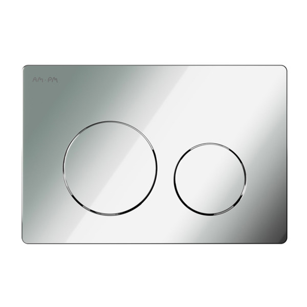 Клавиша для инсталляции, механическая, пластик, хром глянцевый. Фото 6