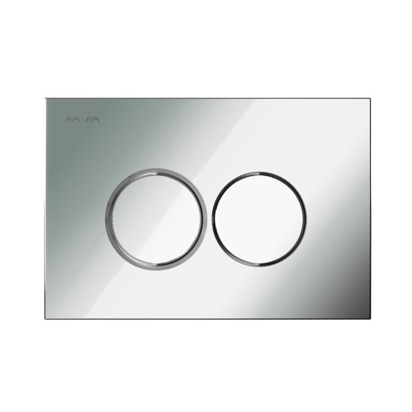 Клавиша для инсталляции, пластик, хром глянцевый. Фото 6