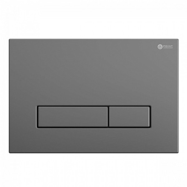 Клавиша смыва для инсталляции Point Меркурий, цвет графит, PN44831GM. Фото 1