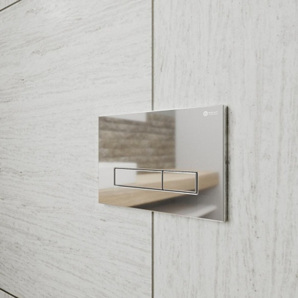 Клавиша смыва для инсталляции Point Меркурий, хром, PN44831C. Фото 3