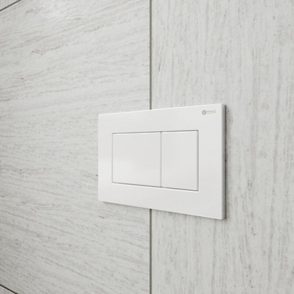 Клавиша смыва для инсталляции Point Ника, белая, PN44081W. Фото 3