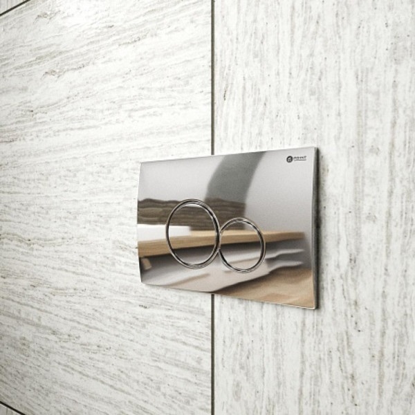 Клавиша смыва для инсталляции Point Виктория, хром, PN44061C. Фото 3