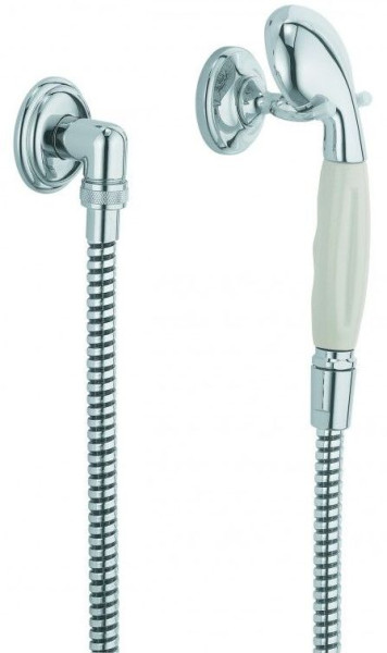 Kludi 27 105 05 1926 Душевой набор 1 режим, шланг 1600 мм + шланговое подключение. Фото 1