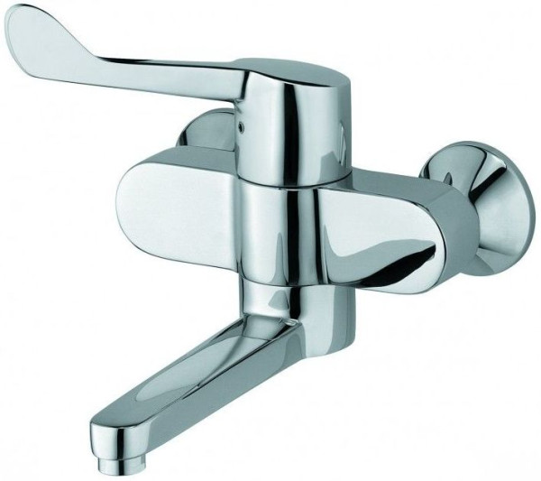 Kludi 34 920 0524 Medi-Care Смеситель для раковины L=245 мм, настенный, 9 л/мин. Фото 1