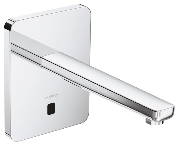 Kludi 38 402 05 Zenta E Инфракр. электрон. для рак. 240 мм, настен, для хол. или предв. подг. воды (. Фото 1