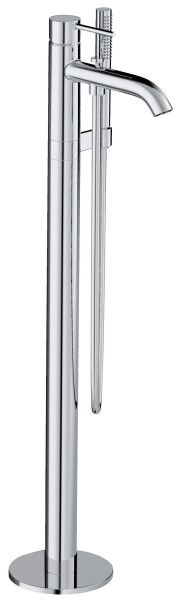 Kludi 38 590 0576 Bozz Смеситель для ванны, напольный 760-830 мм (внешняя монтажная часть). Фото 1