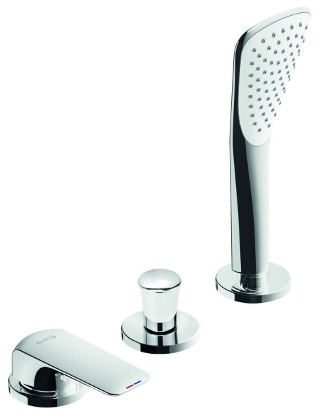 Kludi 41 448 0575 Ameo Смеситель на борт ванны, на 3 отв., Комплект, БЕЗ ИЗЛИВА. Фото 1