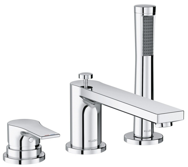 Kludi 48 448 0565 Zenta SL Смеситель на борт ванны, на 3 отв., Комплект. Фото 1