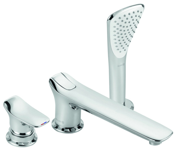 Kludi 53 447 0575 Ambienta Смеситель на борт ванны, на 3 отв., Комплект. Фото 1