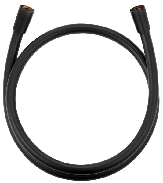 Kludi 61 071 3900 Supraflex Шланг душевой 1250 мм, в пл. оболочке, с мет. эффектом, Черный. Фото 1
