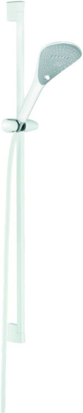 Kludi 67 740 9100 Fizz Душевой гарнитур H=900 мм, Ø160 мм, 3 режима, шланг 1600 мм, белый. Фото 1