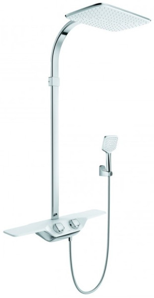 Kludi 80 200 9100 Cockpit Душевая система для душа, с термостатом, 400х260/135х135 мм, 1/1 режим. Фото 1