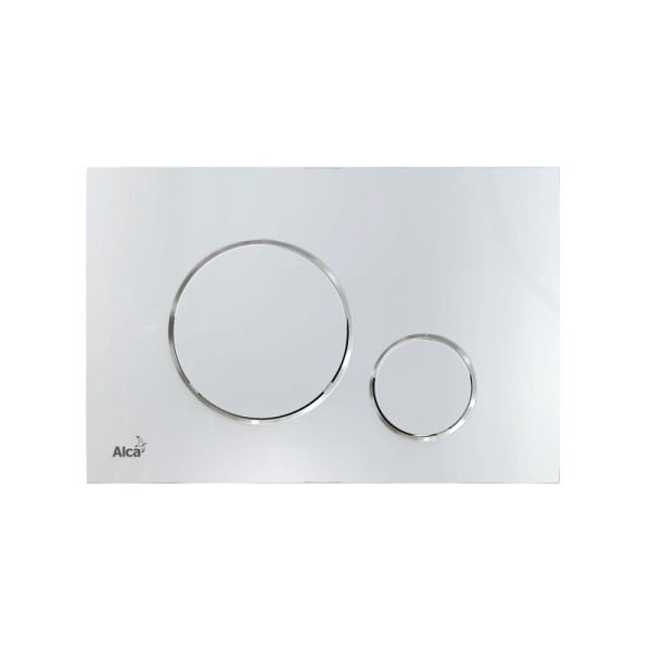 Кнопка смыва alcadrain 24.7х0.5х16.5 для инсталляции, пластик, цвет Хром (M671). Фото 1