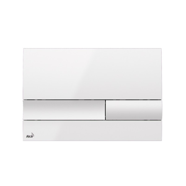 Кнопка смыва alcadrain 24.7х1.9х16.5 для инсталляции, пластик, цвет Белый (M1730). Фото 1