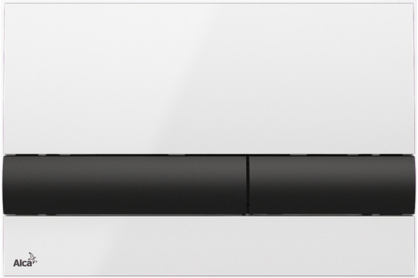 Кнопка смыва alcadrain 24.7х1.9х16.5 , пластик, цвет Белый (M17108). Фото 1