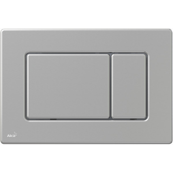 Кнопка смыва alcadrain 24.7х1х16.5 для инсталляции, нержавеющая сталь, цвет Хром матовый (M279). Фото 1