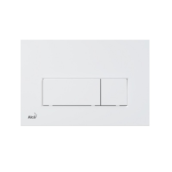 Кнопка смыва alcadrain 25х3.6х17 для инсталляции, пластик, цвет Белый (M576). Фото 1