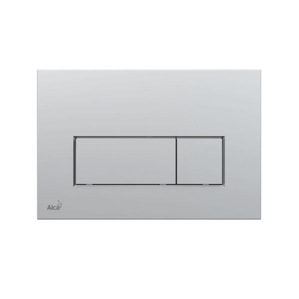 Кнопка смыва alcadrain 25х3.6х17 для инсталляции, пластик, цвет Хром матовый (M572). Фото 1