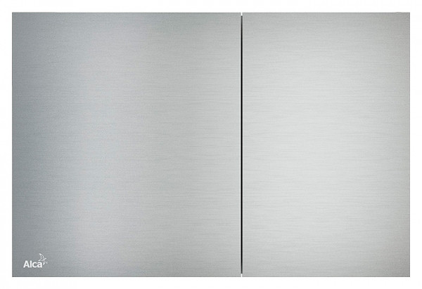 Кнопка смыва alcadrain FLAT 24.7х0.5х16.5 для инсталляции, алюминий, цвет Хром матовый (AIR). Фото 1