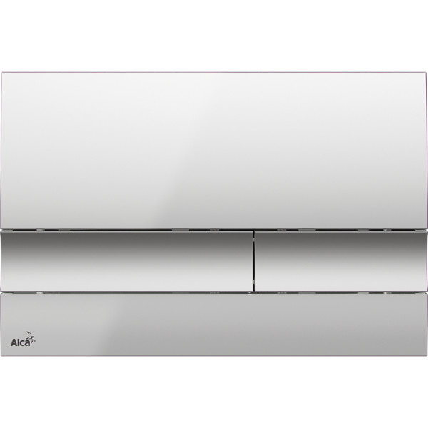 Кнопка смыва alcadrain M1722 24.7х1.5х16.5 для инсталляции, пластик, цвет Хром матовый (M1722). Фото 1