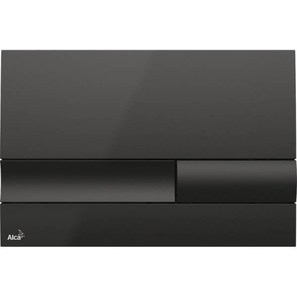 Кнопка смыва alcadrain M1738 24.7х1.9х16.5 для инсталляции, пластик, цвет Черный (M1738). Фото 1