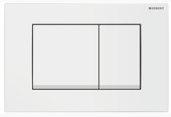 Кнопка смыва Geberit Delta 24.6х2.3х16.4 , пластик, цвет Белый (115137111). Фото 1