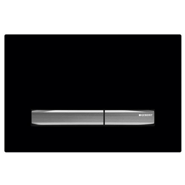 Кнопка смыва Geberit хх16.4 для инсталляции, сталь, цвет Черный (115788DW2). Фото 1