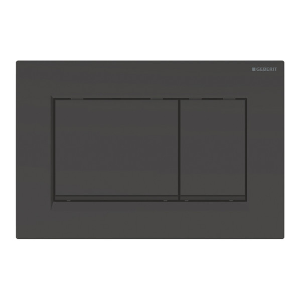 Кнопка смыва Geberit SIGMA 24.6х1.2х16.4 для инсталляции, пластик, цвет Черный (115883DW1). Фото 1