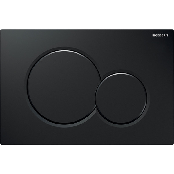 Кнопка смыва Geberit SIGMA 24.6х1.3х16.4 для инсталляции, пластик, цвет Черный (115770DW5). Фото 1