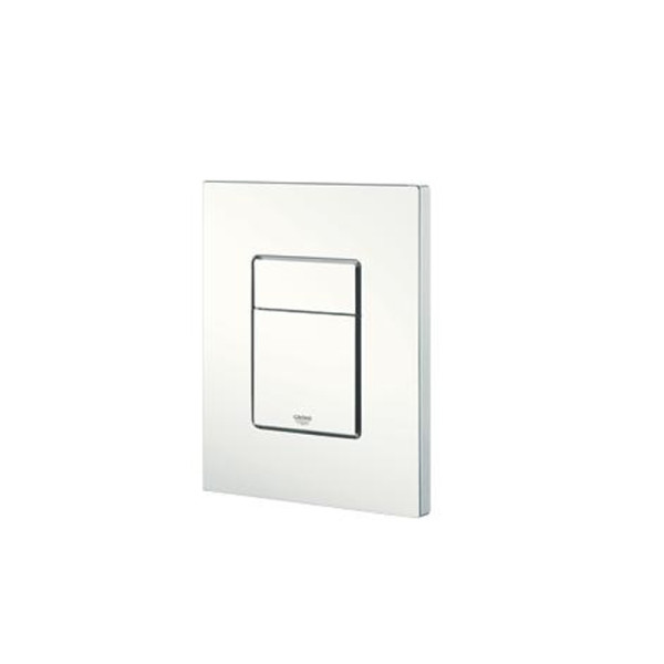 Кнопка смыва Grohe Skate Cosmopolitan 15.6х1.2х19.7 для инсталляции, ABS пластик, цвет Белый (38732SH0). Фото 1