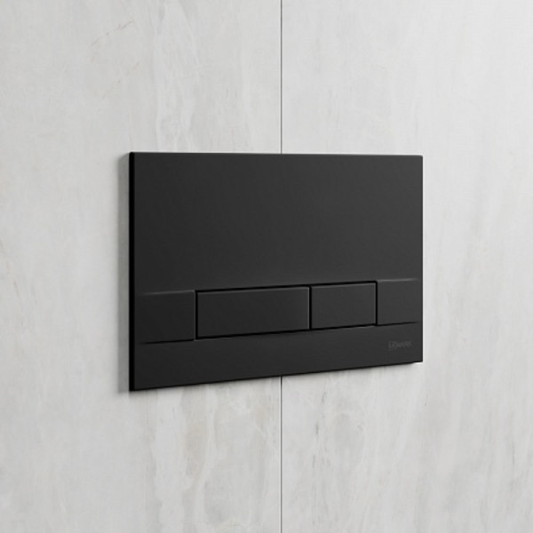 Кнопка смыва Lemark BIT для инсталляции, механическая, черный матовый SOFT TOUCH. Фото 2