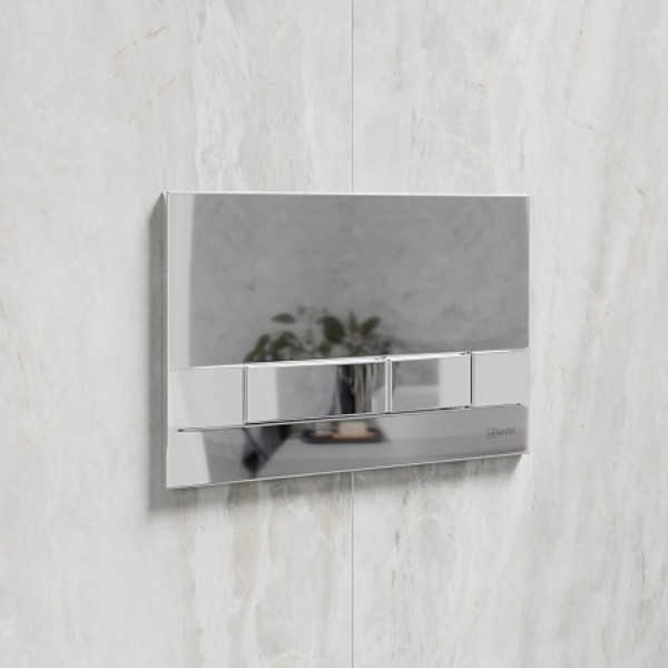 Кнопка смыва Lemark BIT для инсталляции, механическая, хром глянец. Фото 2