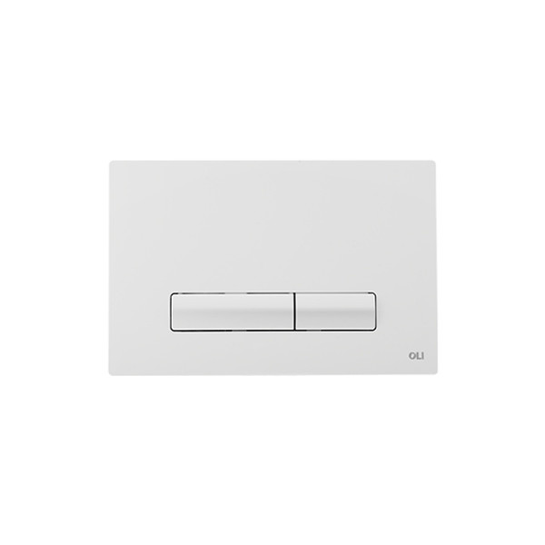 Кнопка смыва Oli 23х6.5х15 для инсталляции, пластик, цвет Белый (192904/139178). Фото 1