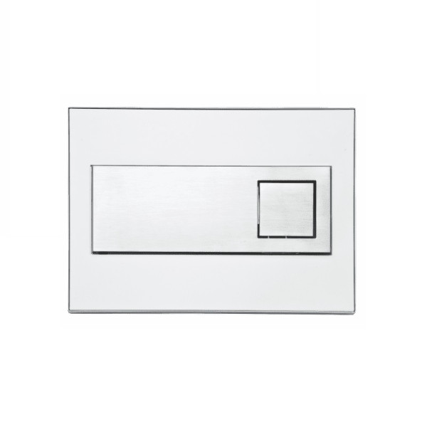 Кнопка смыва Pestan Diamond 24.2х1.6х17.4 для инсталляции, пластик, цвет Белый (40006365). Фото 1