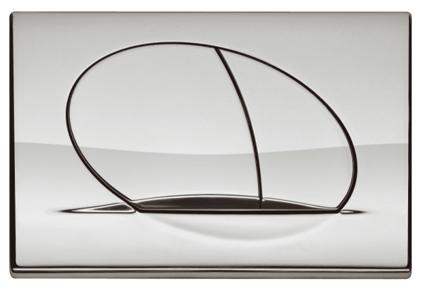 Кнопка смыва Pestan Fluenta 25.5х1.8х17 для инсталляции, пластик, цвет Хром (40006358). Фото 1