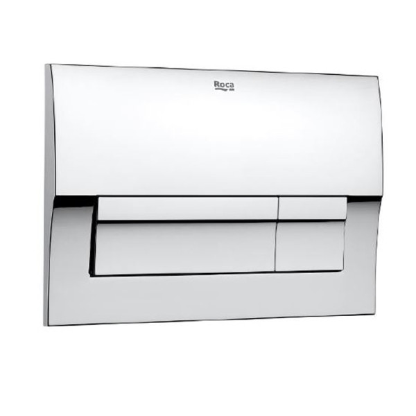 Кнопка смыва Roca 25.5х3.8х17 для инсталляции, пластик, цвет Хром (78901170B1). Фото 1