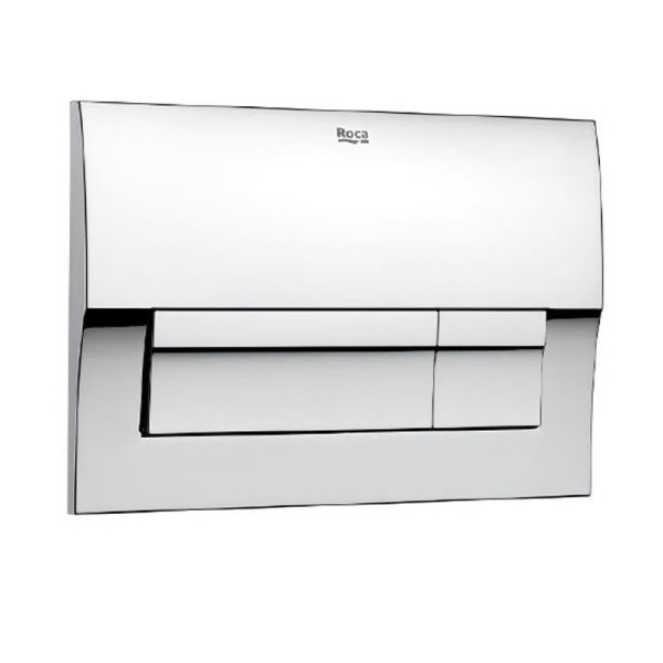 Кнопка смыва Roca 25.5х3.8х17 , пластик, цвет Хром матовый (78901170B2). Фото 1